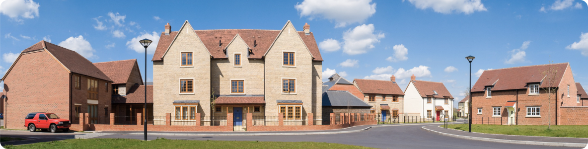 Illustrative completed residential development