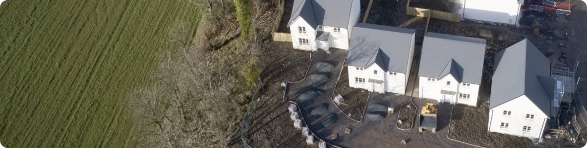 Illustrative construction-stage residential development